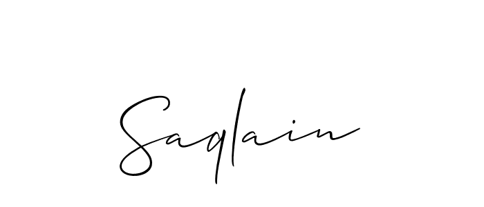 Similarly Allison_Script is the best handwritten signature design. Signature creator online .You can use it as an online autograph creator for name Saqlain. Saqlain signature style 2 images and pictures png