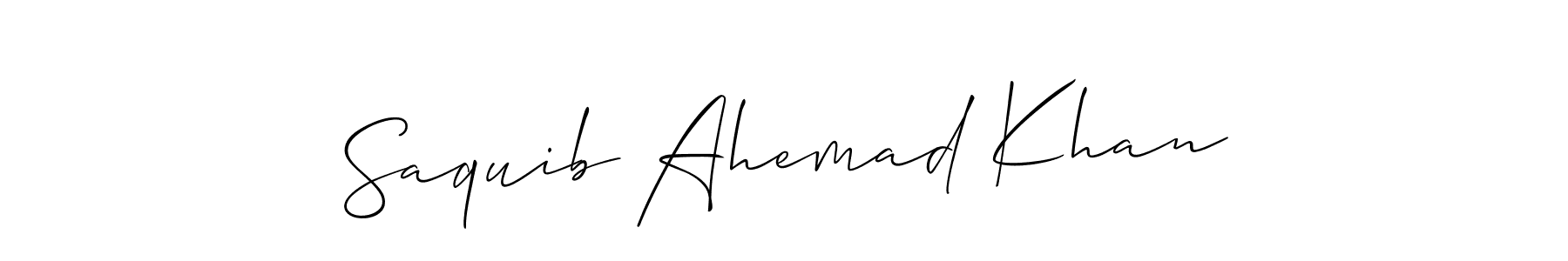 See photos of Saquib Ahemad Khan official signature by Spectra . Check more albums & portfolios. Read reviews & check more about Allison_Script font. Saquib Ahemad Khan signature style 2 images and pictures png