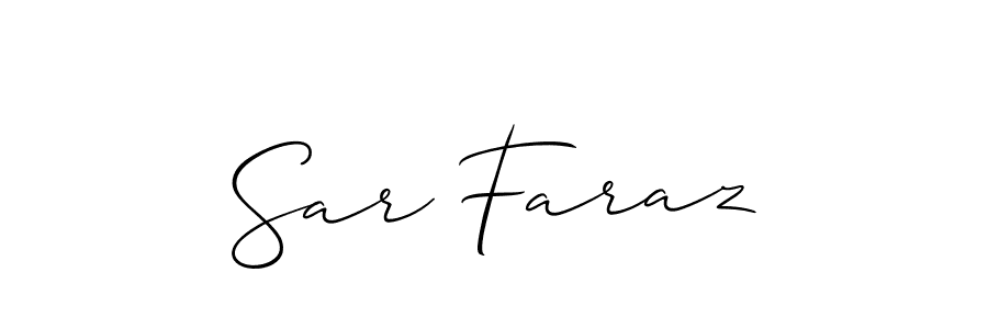 Check out images of Autograph of Sar Faraz name. Actor Sar Faraz Signature Style. Allison_Script is a professional sign style online. Sar Faraz signature style 2 images and pictures png