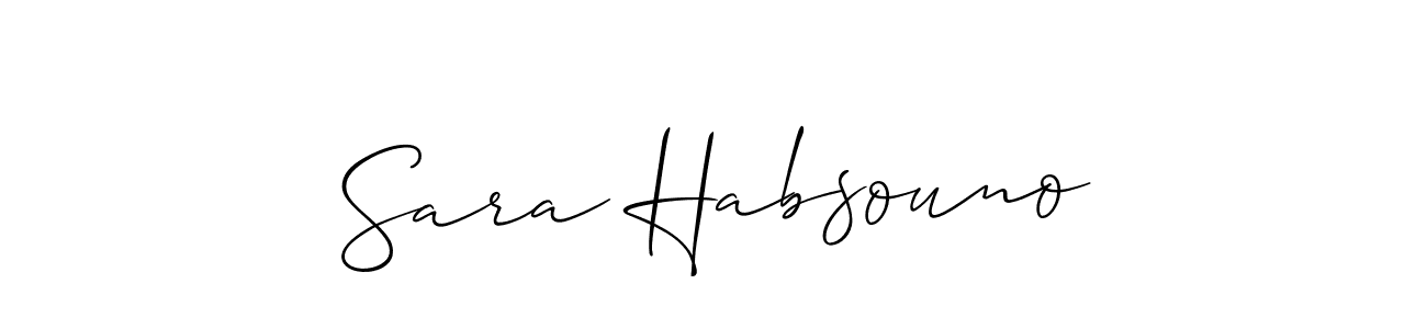 Make a beautiful signature design for name Sara Habsouno. Use this online signature maker to create a handwritten signature for free. Sara Habsouno signature style 2 images and pictures png