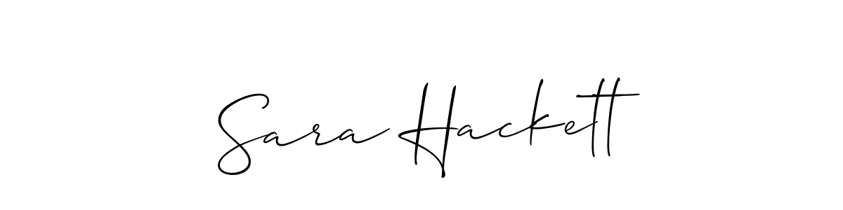 Check out images of Autograph of Sara Hackett name. Actor Sara Hackett Signature Style. Allison_Script is a professional sign style online. Sara Hackett signature style 2 images and pictures png