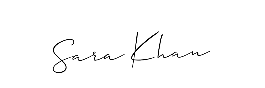 Best and Professional Signature Style for Sara Khan. Allison_Script Best Signature Style Collection. Sara Khan signature style 2 images and pictures png