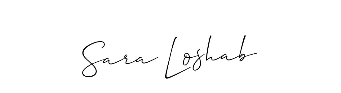 This is the best signature style for the Sara Loshab name. Also you like these signature font (Allison_Script). Mix name signature. Sara Loshab signature style 2 images and pictures png