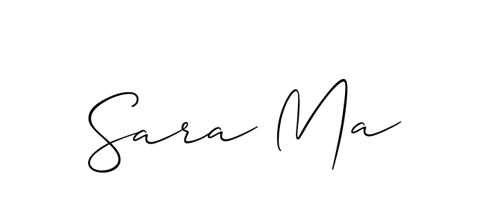 Make a beautiful signature design for name Sara Ma. Use this online signature maker to create a handwritten signature for free. Sara Ma signature style 2 images and pictures png