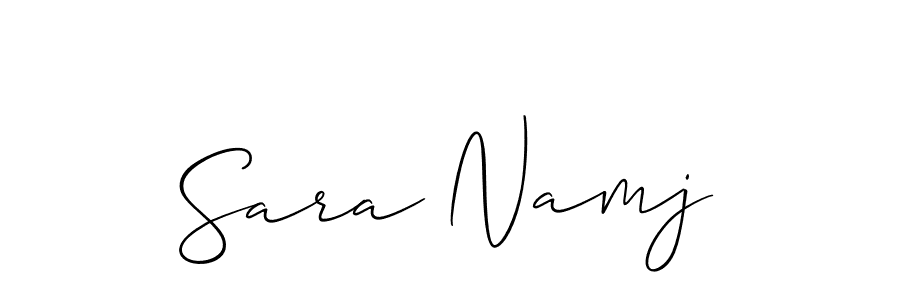 This is the best signature style for the Sara Namj name. Also you like these signature font (Allison_Script). Mix name signature. Sara Namj signature style 2 images and pictures png