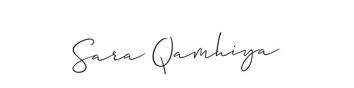 Once you've used our free online signature maker to create your best signature Allison_Script style, it's time to enjoy all of the benefits that Sara Qamhiya name signing documents. Sara Qamhiya signature style 2 images and pictures png