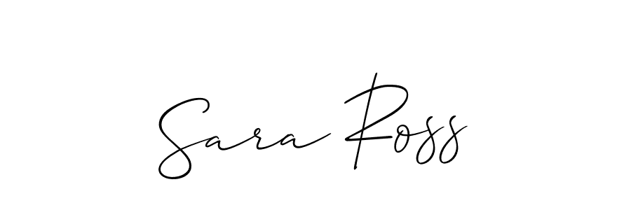 It looks lik you need a new signature style for name Sara Ross. Design unique handwritten (Allison_Script) signature with our free signature maker in just a few clicks. Sara Ross signature style 2 images and pictures png