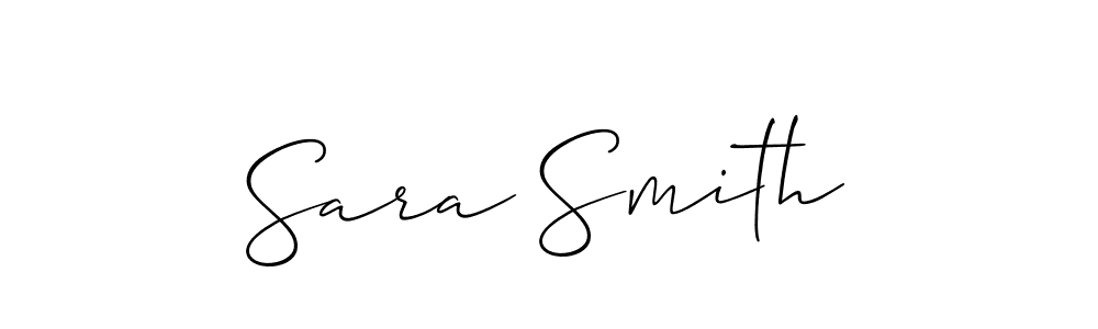 Make a short Sara Smith signature style. Manage your documents anywhere anytime using Allison_Script. Create and add eSignatures, submit forms, share and send files easily. Sara Smith signature style 2 images and pictures png