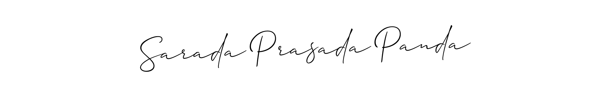 Sarada Prasada Panda stylish signature style. Best Handwritten Sign (Allison_Script) for my name. Handwritten Signature Collection Ideas for my name Sarada Prasada Panda. Sarada Prasada Panda signature style 2 images and pictures png