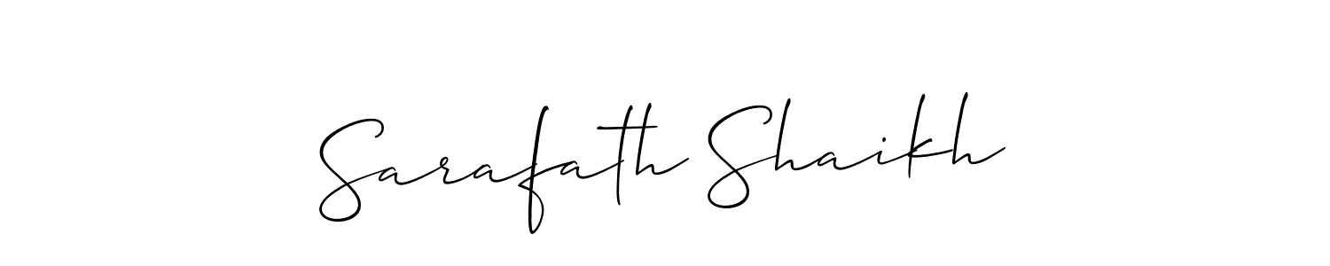 Best and Professional Signature Style for Sarafath Shaikh. Allison_Script Best Signature Style Collection. Sarafath Shaikh signature style 2 images and pictures png