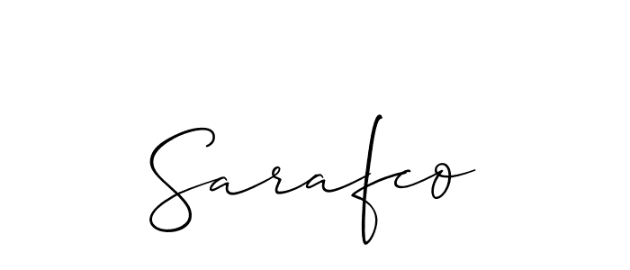 Make a beautiful signature design for name Sarafco. Use this online signature maker to create a handwritten signature for free. Sarafco signature style 2 images and pictures png