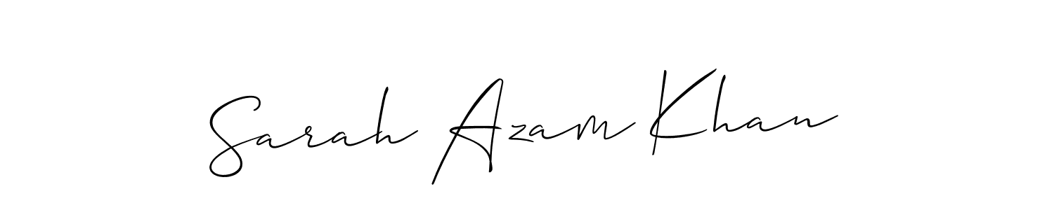 Once you've used our free online signature maker to create your best signature Allison_Script style, it's time to enjoy all of the benefits that Sarah Azam Khan name signing documents. Sarah Azam Khan signature style 2 images and pictures png