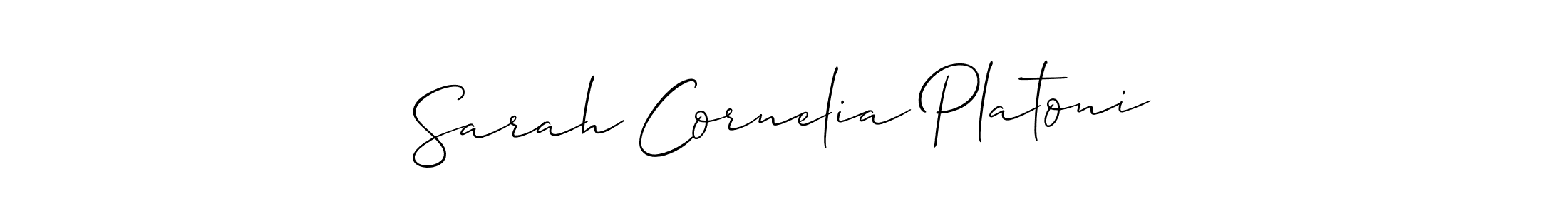 You can use this online signature creator to create a handwritten signature for the name Sarah Cornelia Platoni. This is the best online autograph maker. Sarah Cornelia Platoni signature style 2 images and pictures png