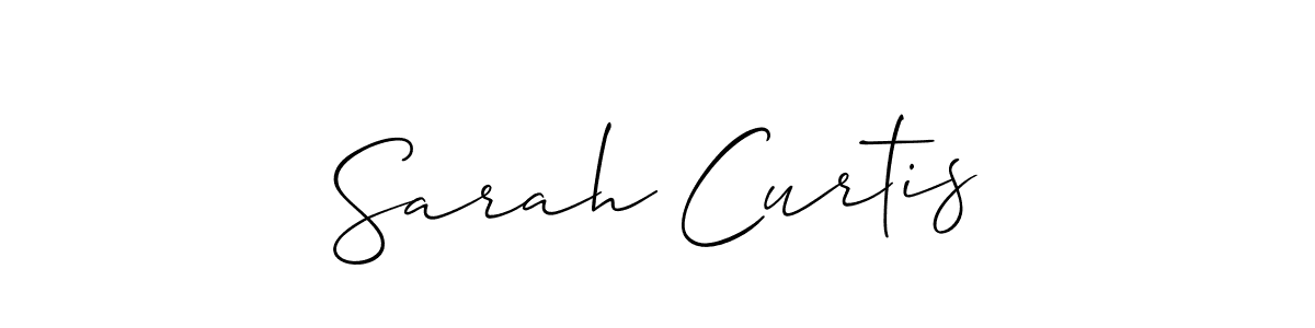 How to Draw Sarah Curtis signature style? Allison_Script is a latest design signature styles for name Sarah Curtis. Sarah Curtis signature style 2 images and pictures png