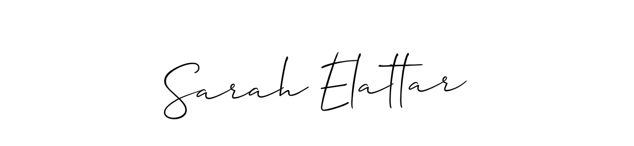 Similarly Allison_Script is the best handwritten signature design. Signature creator online .You can use it as an online autograph creator for name Sarah Elattar. Sarah Elattar signature style 2 images and pictures png