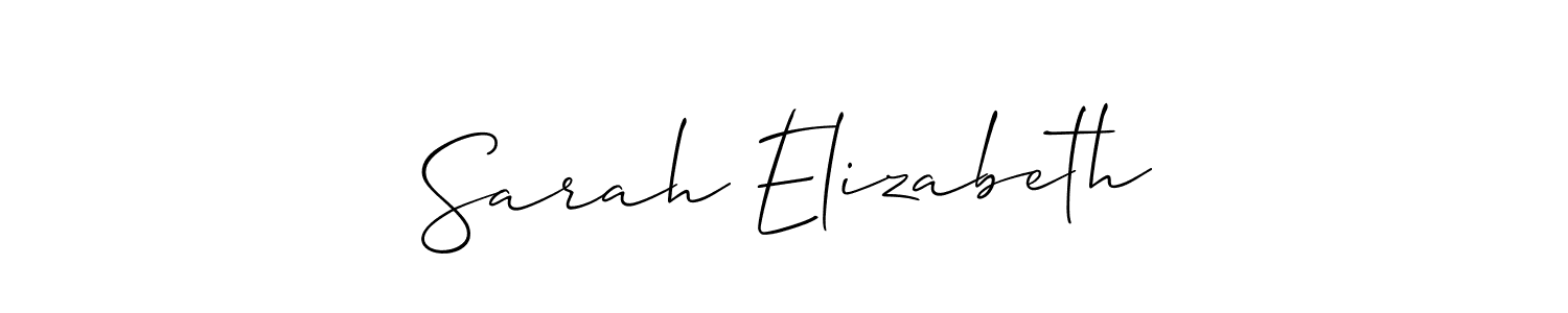 Make a beautiful signature design for name Sarah Elizabeth. Use this online signature maker to create a handwritten signature for free. Sarah Elizabeth signature style 2 images and pictures png