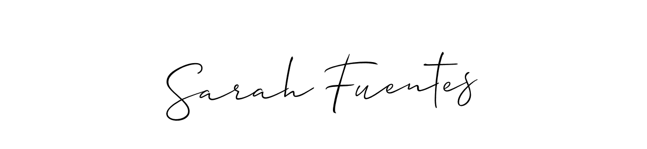 See photos of Sarah Fuentes official signature by Spectra . Check more albums & portfolios. Read reviews & check more about Allison_Script font. Sarah Fuentes signature style 2 images and pictures png