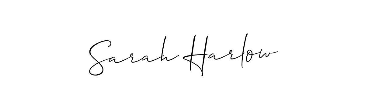 Similarly Allison_Script is the best handwritten signature design. Signature creator online .You can use it as an online autograph creator for name Sarah Harlow. Sarah Harlow signature style 2 images and pictures png