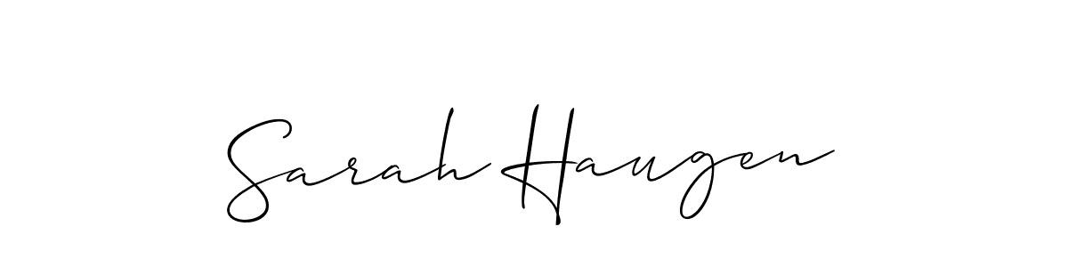Similarly Allison_Script is the best handwritten signature design. Signature creator online .You can use it as an online autograph creator for name Sarah Haugen. Sarah Haugen signature style 2 images and pictures png