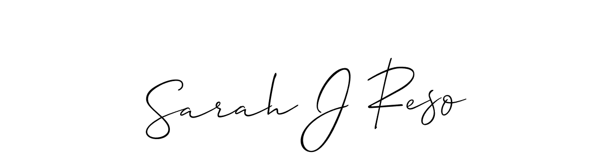 Also You can easily find your signature by using the search form. We will create Sarah J Reso name handwritten signature images for you free of cost using Allison_Script sign style. Sarah J Reso signature style 2 images and pictures png