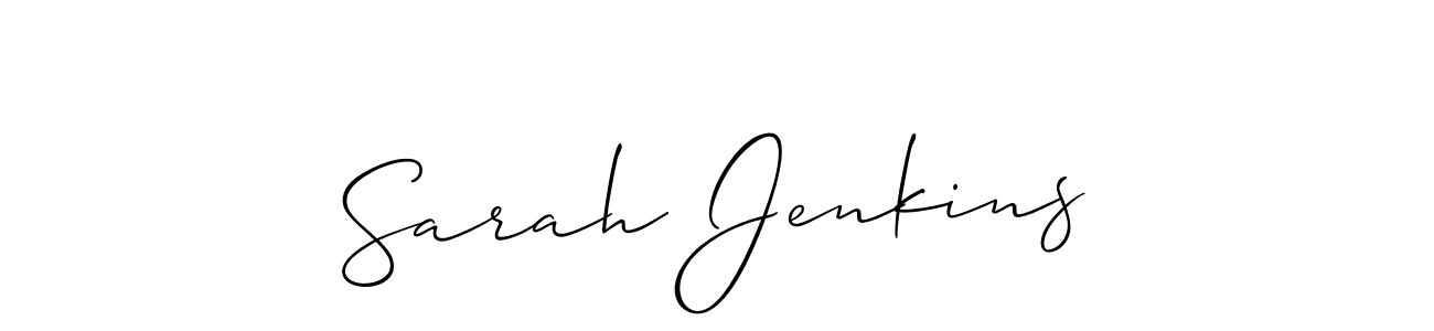 Once you've used our free online signature maker to create your best signature Allison_Script style, it's time to enjoy all of the benefits that Sarah Jenkins name signing documents. Sarah Jenkins signature style 2 images and pictures png