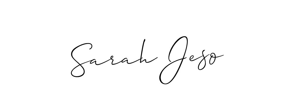 Make a short Sarah Jeso signature style. Manage your documents anywhere anytime using Allison_Script. Create and add eSignatures, submit forms, share and send files easily. Sarah Jeso signature style 2 images and pictures png
