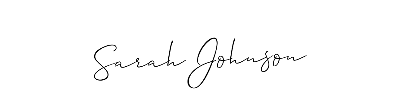 Also You can easily find your signature by using the search form. We will create Sarah Johnson name handwritten signature images for you free of cost using Allison_Script sign style. Sarah Johnson signature style 2 images and pictures png