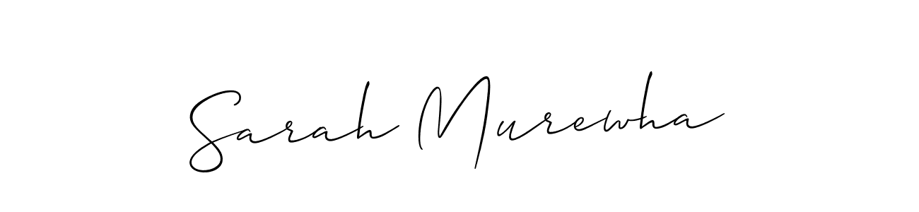 Make a beautiful signature design for name Sarah Murewha. With this signature (Allison_Script) style, you can create a handwritten signature for free. Sarah Murewha signature style 2 images and pictures png