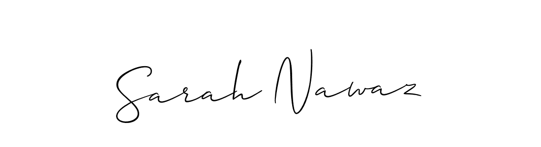 Also You can easily find your signature by using the search form. We will create Sarah Nawaz name handwritten signature images for you free of cost using Allison_Script sign style. Sarah Nawaz signature style 2 images and pictures png