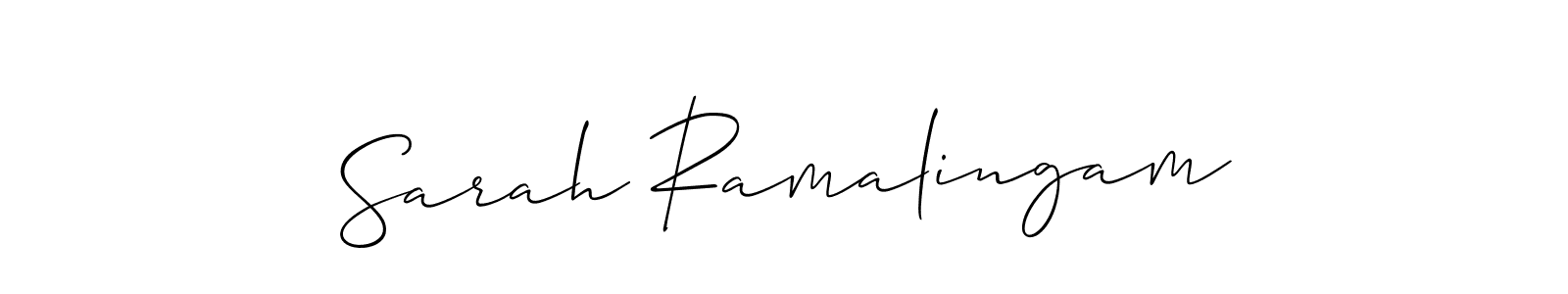 Once you've used our free online signature maker to create your best signature Allison_Script style, it's time to enjoy all of the benefits that Sarah Ramalingam name signing documents. Sarah Ramalingam signature style 2 images and pictures png