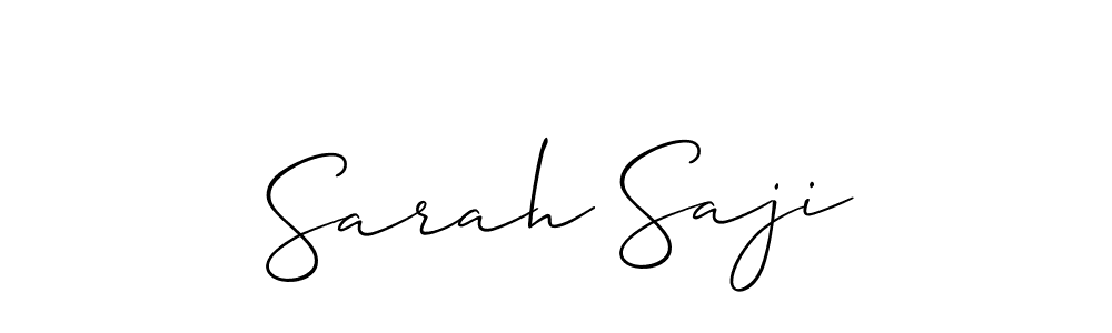 Similarly Allison_Script is the best handwritten signature design. Signature creator online .You can use it as an online autograph creator for name Sarah Saji. Sarah Saji signature style 2 images and pictures png