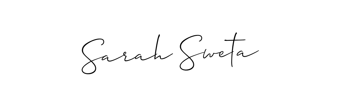 This is the best signature style for the Sarah Sweta name. Also you like these signature font (Allison_Script). Mix name signature. Sarah Sweta signature style 2 images and pictures png