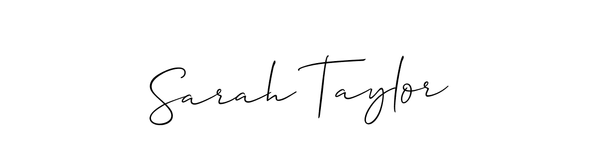 You should practise on your own different ways (Allison_Script) to write your name (Sarah Taylor) in signature. don't let someone else do it for you. Sarah Taylor signature style 2 images and pictures png