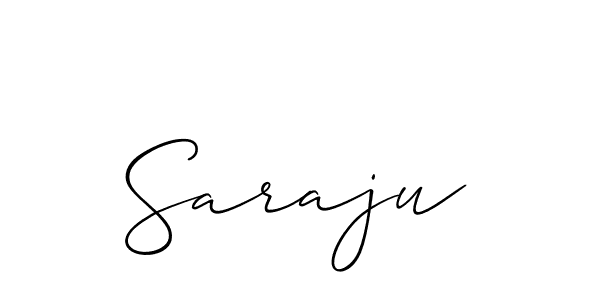 You should practise on your own different ways (Allison_Script) to write your name (Saraju) in signature. don't let someone else do it for you. Saraju signature style 2 images and pictures png