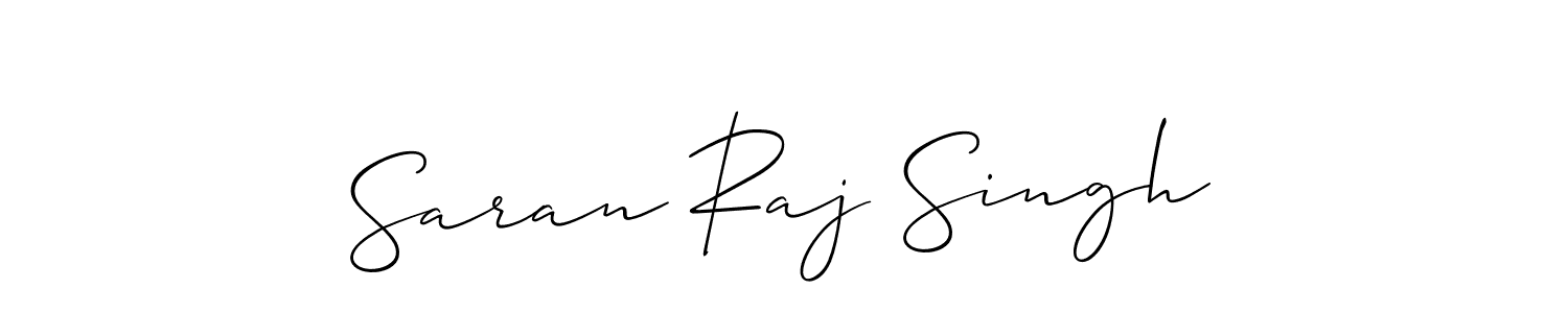 Make a beautiful signature design for name Saran Raj Singh. With this signature (Allison_Script) style, you can create a handwritten signature for free. Saran Raj Singh signature style 2 images and pictures png