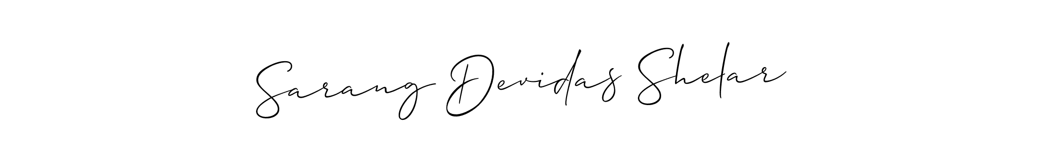 Best and Professional Signature Style for Sarang Devidas Shelar. Allison_Script Best Signature Style Collection. Sarang Devidas Shelar signature style 2 images and pictures png