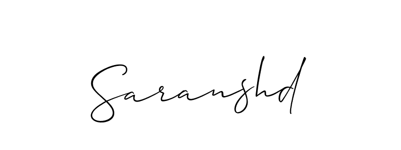 Best and Professional Signature Style for Saranshd. Allison_Script Best Signature Style Collection. Saranshd signature style 2 images and pictures png