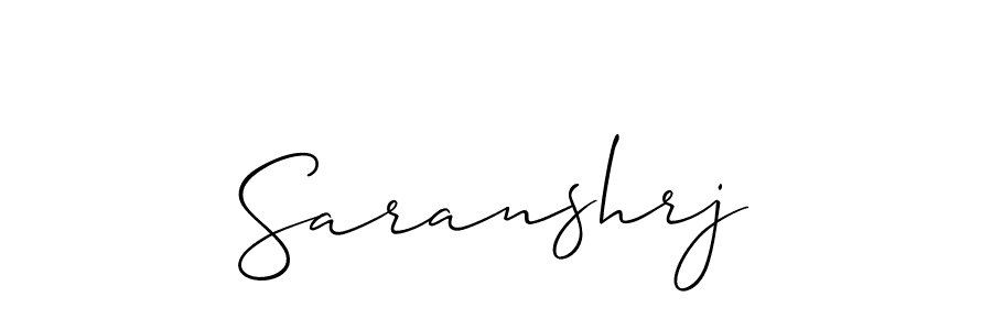 You should practise on your own different ways (Allison_Script) to write your name (Saranshrj) in signature. don't let someone else do it for you. Saranshrj signature style 2 images and pictures png