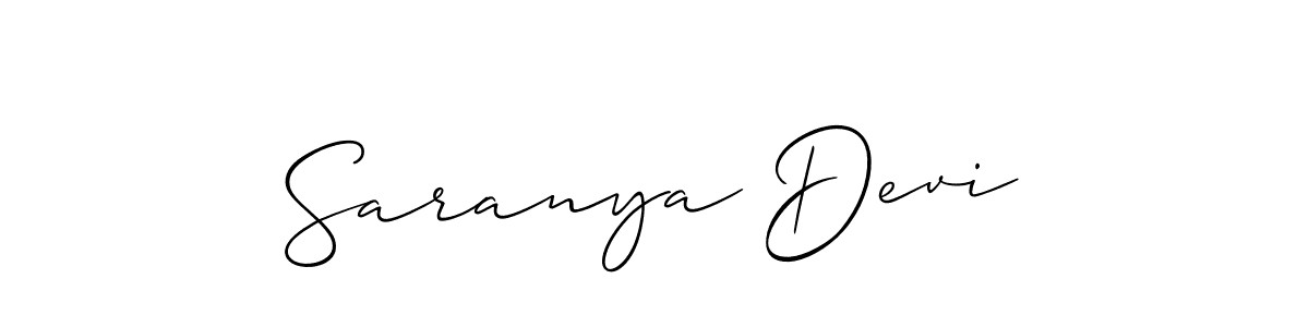 Best and Professional Signature Style for Saranya Devi. Allison_Script Best Signature Style Collection. Saranya Devi signature style 2 images and pictures png