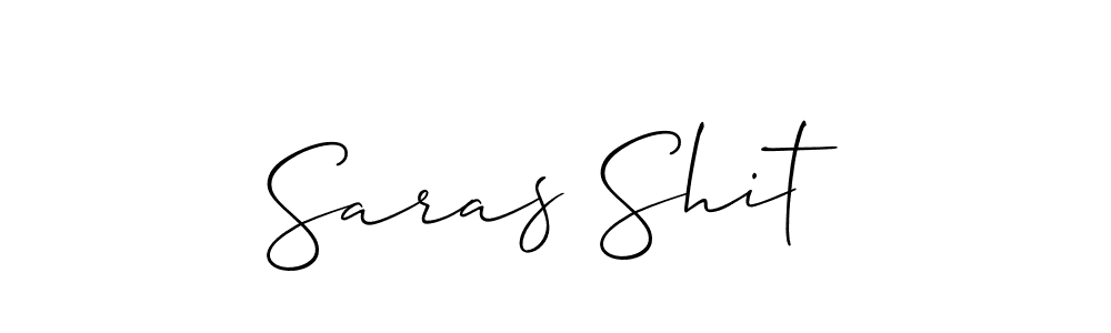 This is the best signature style for the Saras Shit name. Also you like these signature font (Allison_Script). Mix name signature. Saras Shit signature style 2 images and pictures png