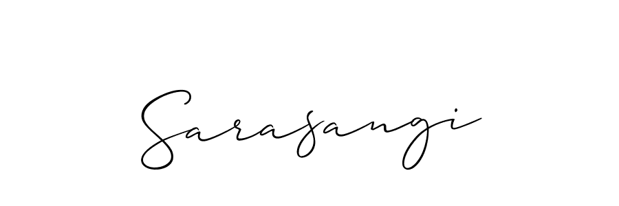 Once you've used our free online signature maker to create your best signature Allison_Script style, it's time to enjoy all of the benefits that Sarasangi name signing documents. Sarasangi signature style 2 images and pictures png