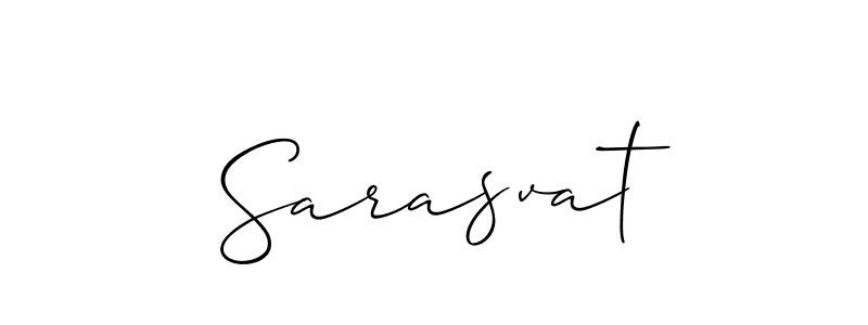 It looks lik you need a new signature style for name Sarasvat. Design unique handwritten (Allison_Script) signature with our free signature maker in just a few clicks. Sarasvat signature style 2 images and pictures png