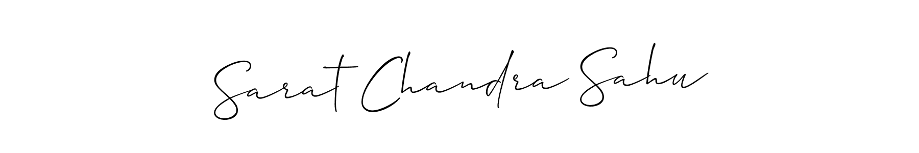 Make a beautiful signature design for name Sarat Chandra Sahu. With this signature (Allison_Script) style, you can create a handwritten signature for free. Sarat Chandra Sahu signature style 2 images and pictures png