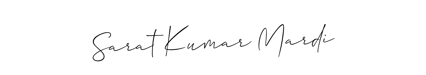Sarat Kumar Mardi stylish signature style. Best Handwritten Sign (Allison_Script) for my name. Handwritten Signature Collection Ideas for my name Sarat Kumar Mardi. Sarat Kumar Mardi signature style 2 images and pictures png