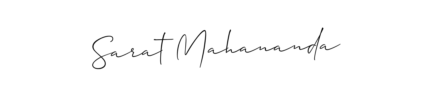 Best and Professional Signature Style for Sarat Mahananda. Allison_Script Best Signature Style Collection. Sarat Mahananda signature style 2 images and pictures png