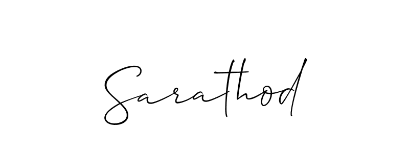 Similarly Allison_Script is the best handwritten signature design. Signature creator online .You can use it as an online autograph creator for name Sarathod. Sarathod signature style 2 images and pictures png