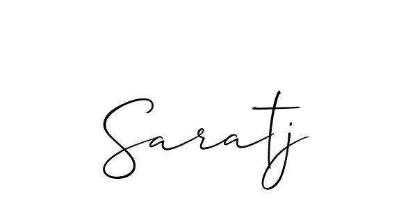 Also You can easily find your signature by using the search form. We will create Saratj name handwritten signature images for you free of cost using Allison_Script sign style. Saratj signature style 2 images and pictures png