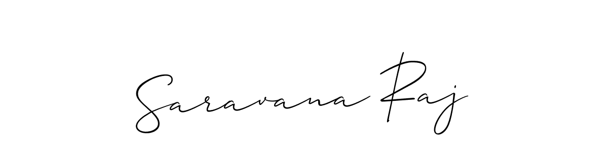 Make a beautiful signature design for name Saravana Raj. Use this online signature maker to create a handwritten signature for free. Saravana Raj signature style 2 images and pictures png