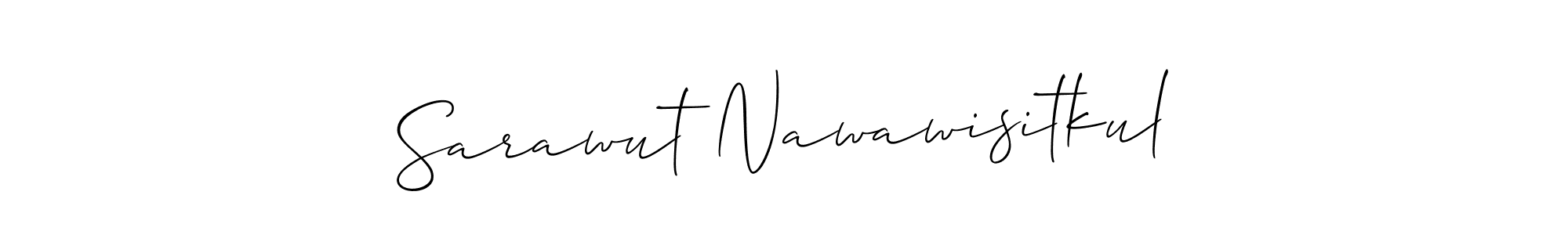 How to make Sarawut Nawawisitkul signature? Allison_Script is a professional autograph style. Create handwritten signature for Sarawut Nawawisitkul name. Sarawut Nawawisitkul signature style 2 images and pictures png