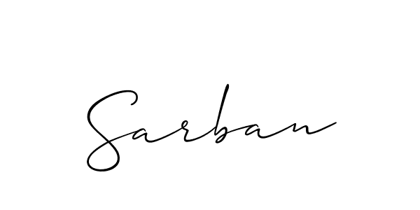 You can use this online signature creator to create a handwritten signature for the name Sarban. This is the best online autograph maker. Sarban signature style 2 images and pictures png